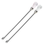 Ложка для смешивания из нержавеющей стали, термостойкая металлическая ложка для приготовления расплавленного воска, в форме сердца