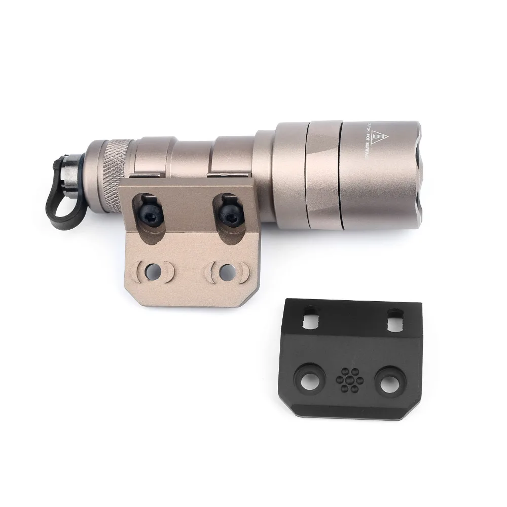 WADSN страйкбол Handguard Правый ангел Mlok Keymod Rail офсетное Боковое крепление для M300 M600
