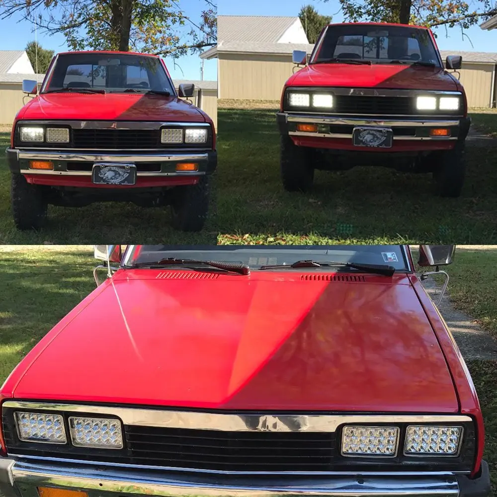 1 шт. светодиодные лампы для авто 4x6 &quotсветодиодный проектор фара 20 Вт + 8 площадь 5