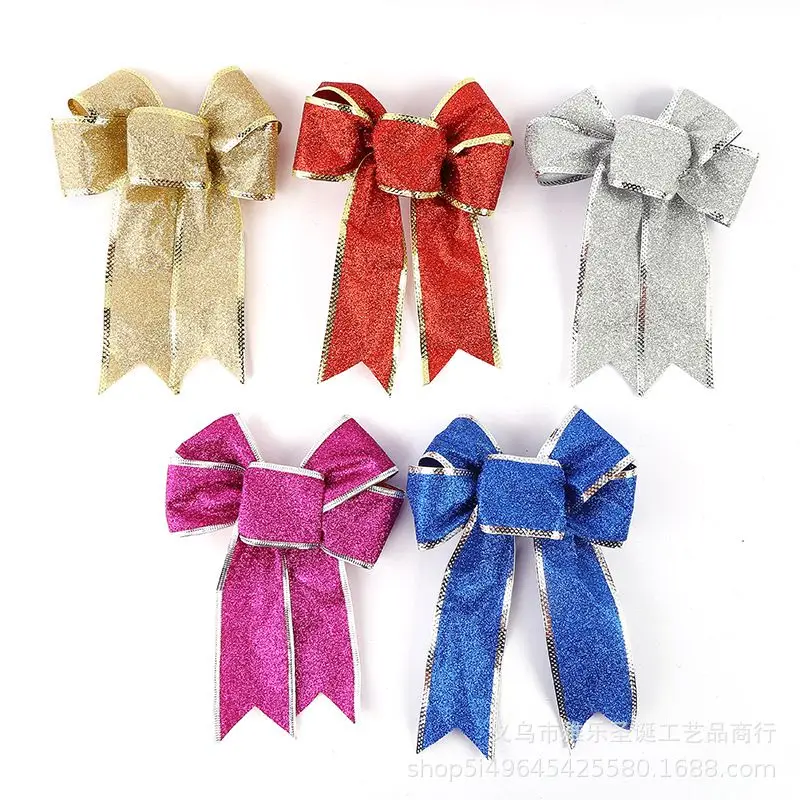 Новинка Лидер продаж Рождество сделай сам декорационные банты Рождественская