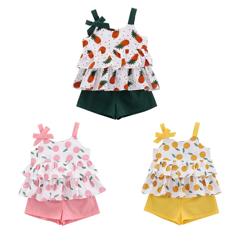 Детская летняя одежда для новорожденных девочек 2020 года повседневные топы жилет