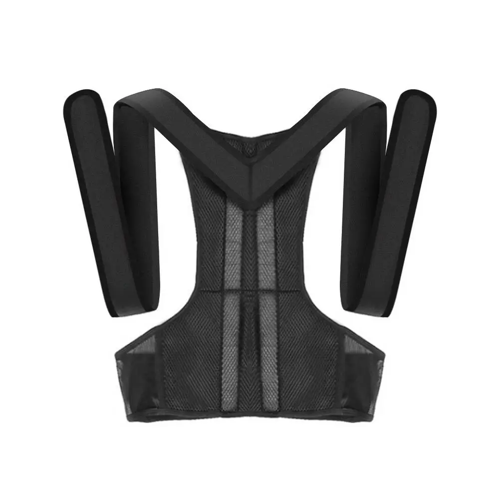 

Posture Corrector Belt Adjustable Body Beauty Unisex Black Corset Student Polyester Fiber Posture Corrector Corset Adolescent