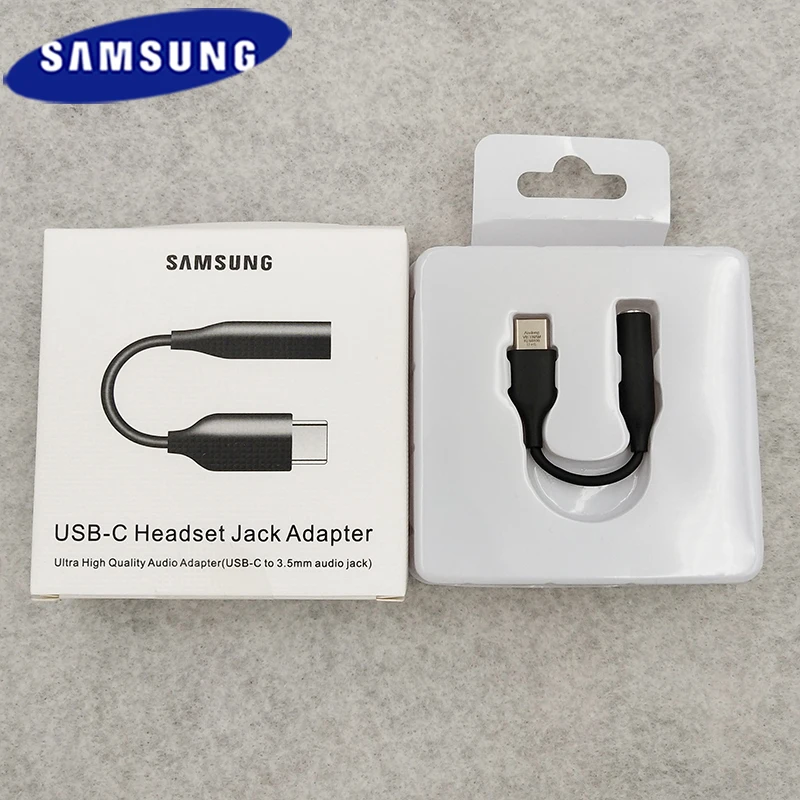 Кабель для наушников Samsung Type C 3 5 Jack USB To мм AUX адаптер Galaxy S20 Plus Ultra Note 10 A8S A90