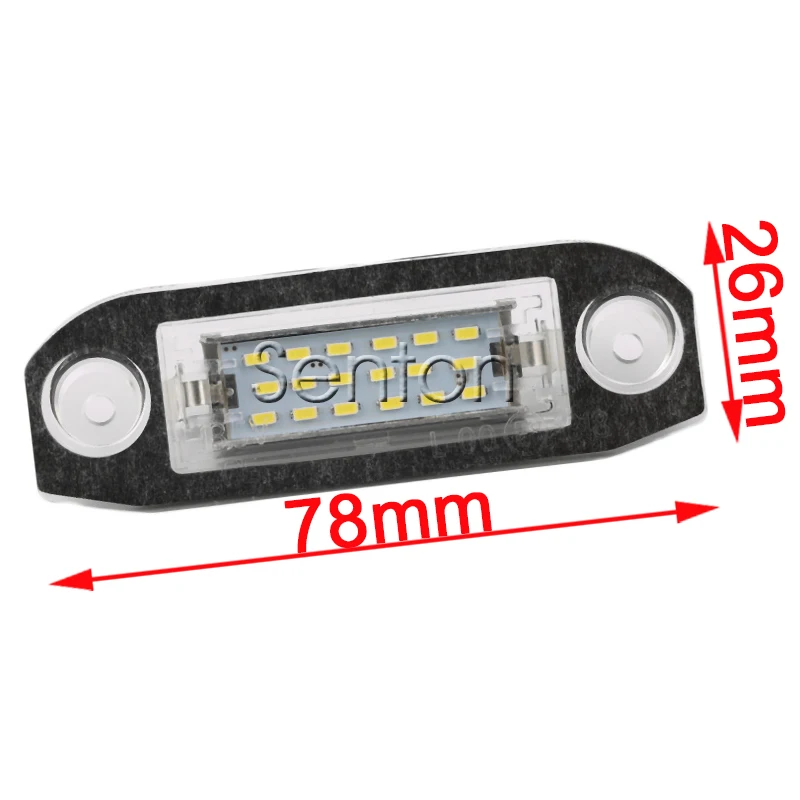 1 пара Автомобильный светодиодный номерной знак светильник дневные ходовые огни