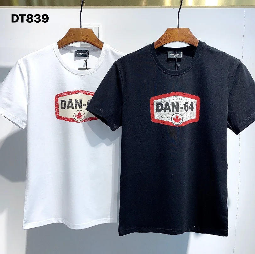 

Men and women classic cotton T-shirt, short sleeve shirt, hip hop style DSQUARED2 1964 DT839