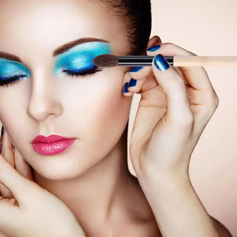 1 шт. кисти для макияжа Бамбуковая ручка губ тени век тональная кисть теней носа