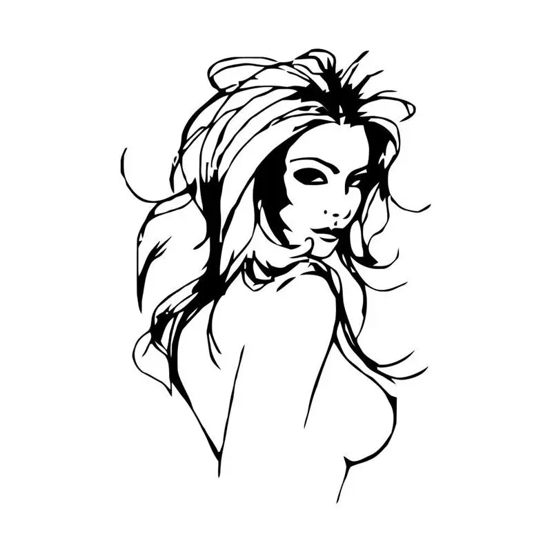 1 шт. сексуальная женская Экологичная Наклейка на стену съемная наклейка для