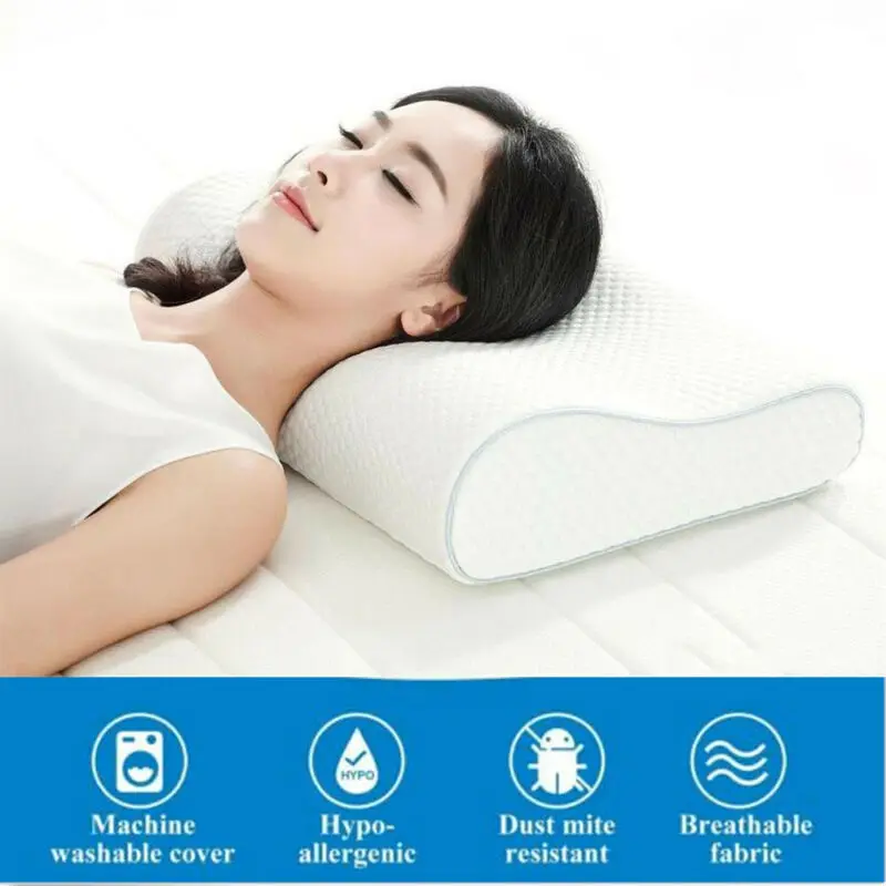 Новая роскошная Ортопедическая подушка из пены с эффектом памяти для домашней