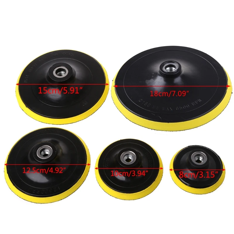 Самоклеящаяся восковая Полировка наждачная бумага с присосками Электрические