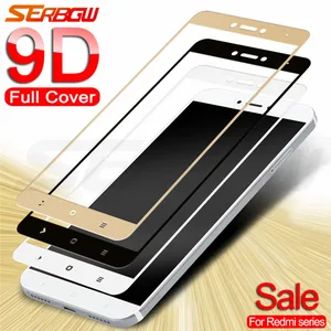 9D Tempered Glass on For Xiaomi Redmi Note 4 4X 5 5A Pro Screen Protector Safety Glass on the Redmi 