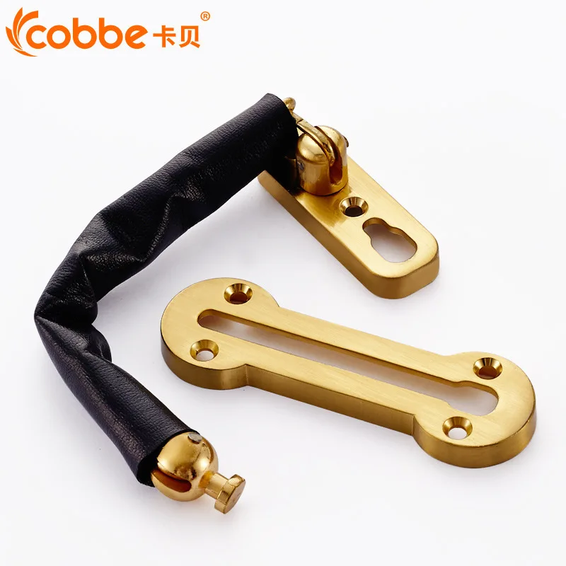 Безопасная Противоугонная дверная цепь отельный замок болт сдвиг утолщение