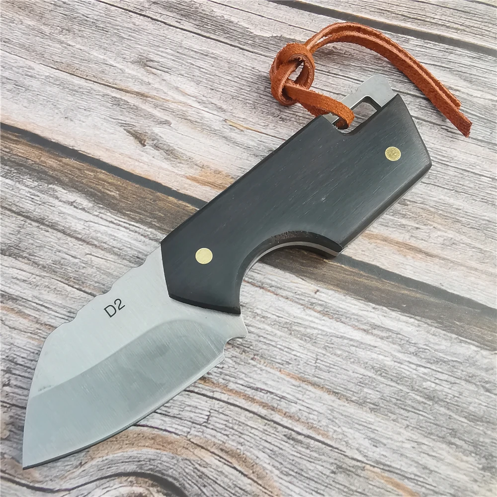 Высококачественный нож D2 острый и прочный открытый кемпинг барбекю лес игра с