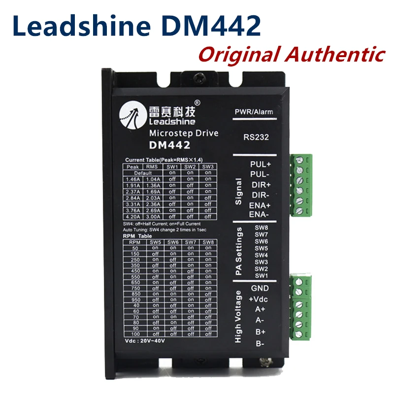 Leadshine/Leisai технология оригинальный аутентичный DM442 двухфазный Драйвер шагового