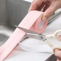 cartoon windows bath tape sealing strip pvc kitchen waterproof wall sticker self adhesive seam toilet corner tape sealant