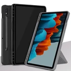Чехол для Samsung Galaxy Tab S7 плюс 12,4 дюймов T970 планшетный Стенд кожаный чехол для Samsung Galaxy Tab S7 SM-T870T875, держатель для карандашей