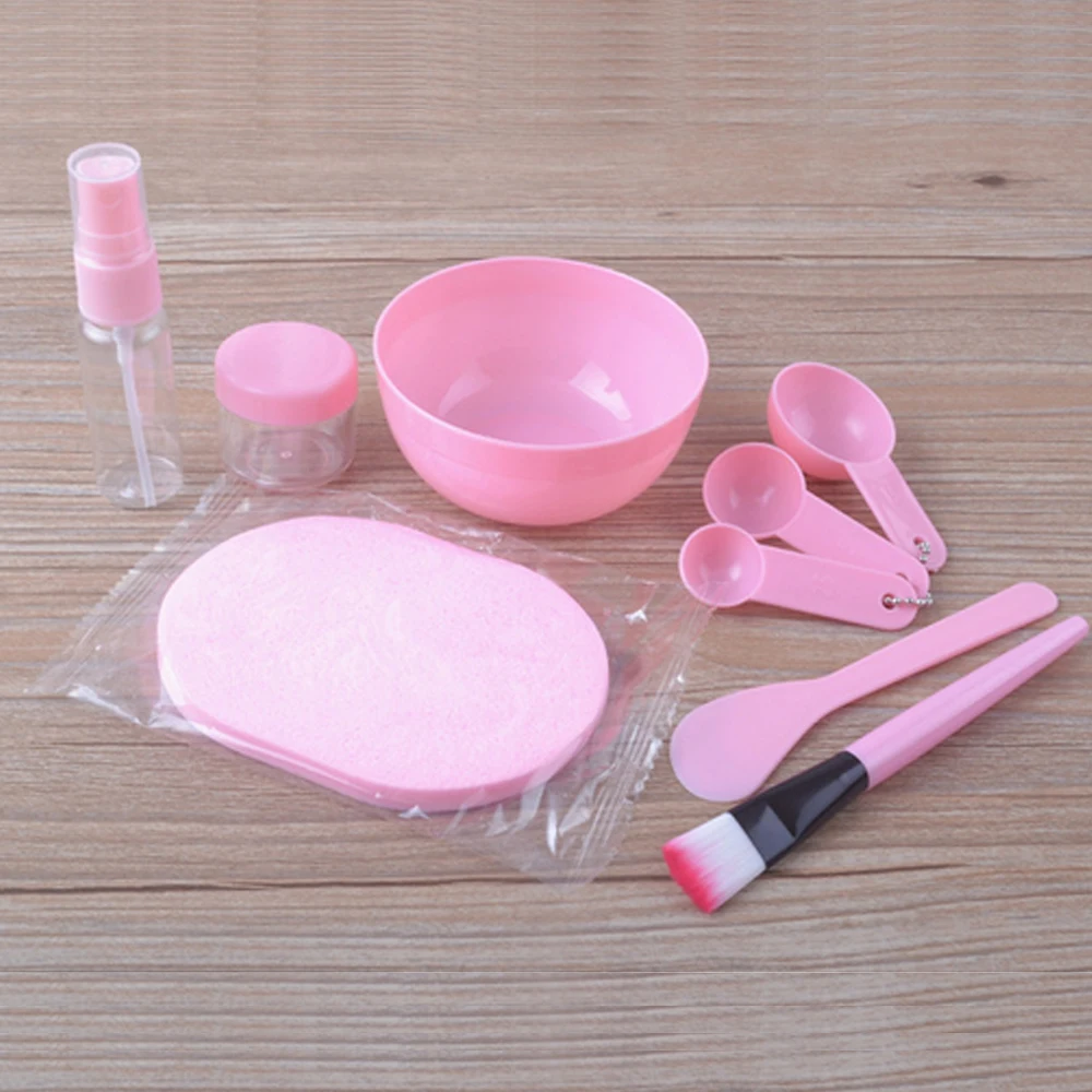 10 шт маска для лица смешивания инструменты с 1 шт. повязка на голову Эластичная