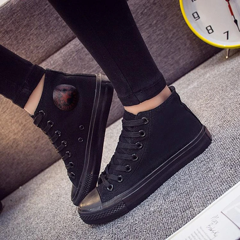 Новинка весенне-осенняя парусиновая обувь для пар Дамская в британском