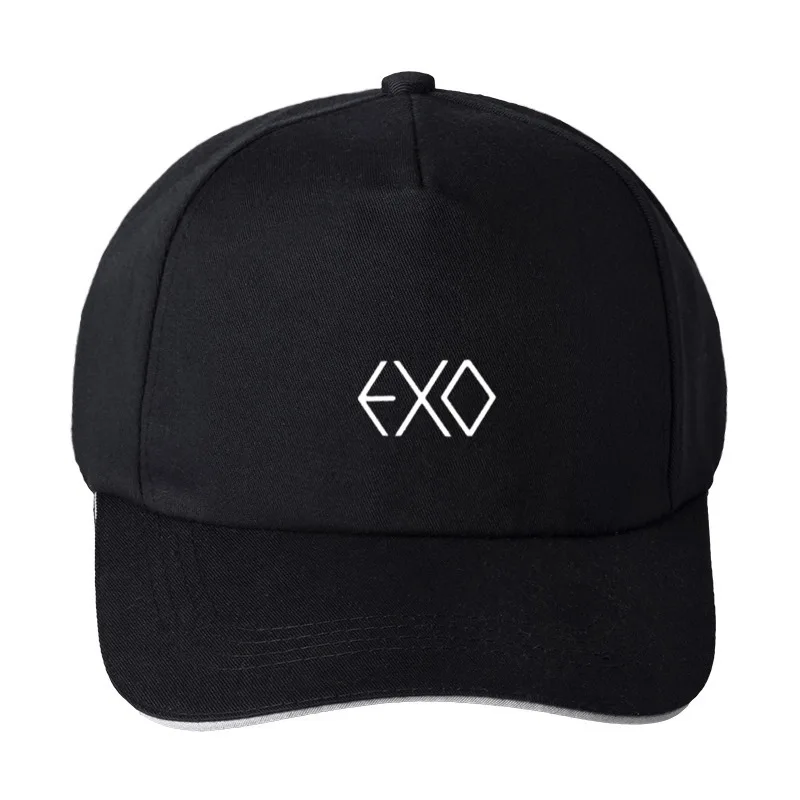 Экзотическая Толстовка Sehun Beakhyun Xiumin Exo Lay Kai с полосатым рукавом, Лоскутная Повседневная Толстовка с капюшоном, весенняя одежда harajuku Exo - Цвет: Hat