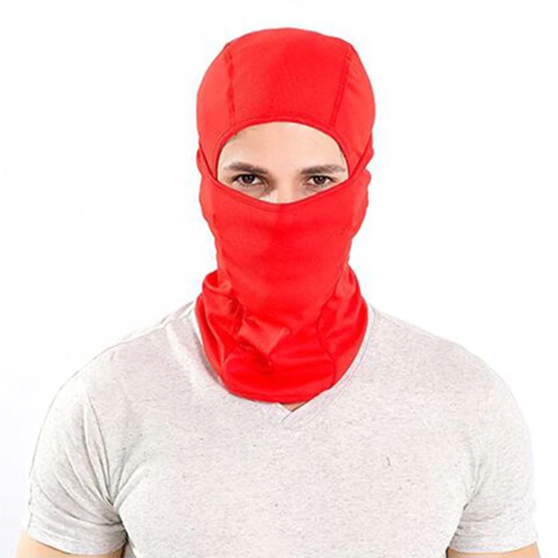 Зимняя мотоциклетная Балаклава CS Черная защитная маска на все лицо мужские