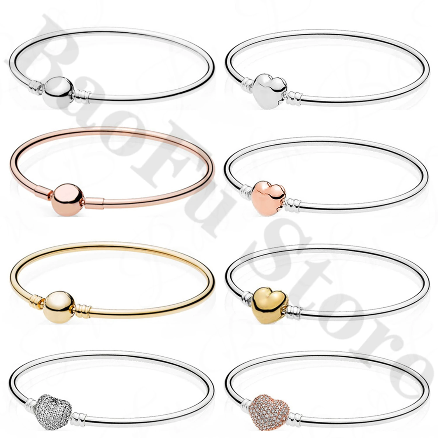 

Classic Micro-label Inscription 925 Sterling Silver Bracelet Limited Edition Suitable for Women 1:1 Smooth Threaded Bracelet