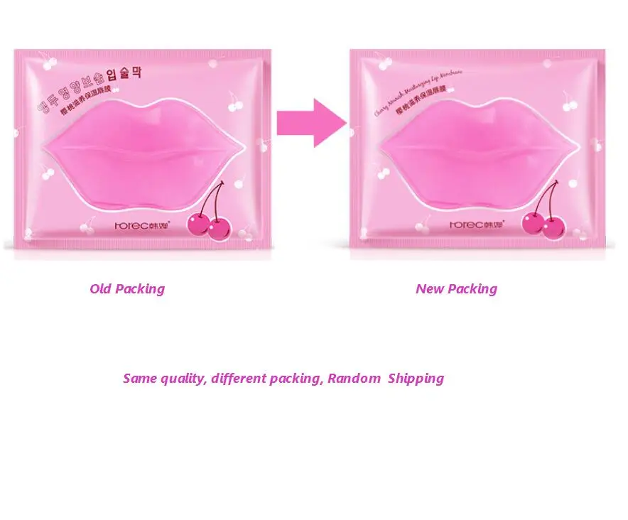 

3000pcs Horec Collagen Lip Mask Beauty Anti Wrinkle Mask Moisturizing Fuller Lips Care Pink Mask