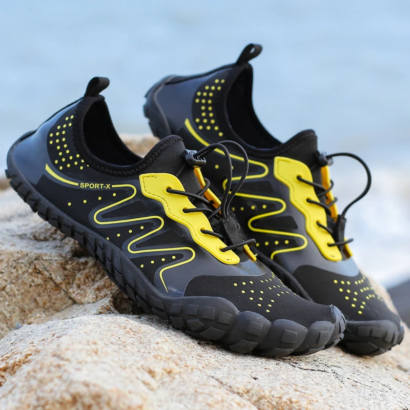 Summer Men And Women Outdoor Leisure Hiking Sneakers Non-slip Breathable Shockproof Quick-drying Comfortable Seaside Water Shoes