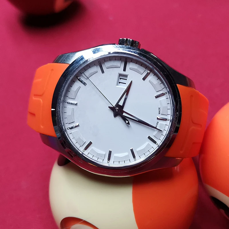 Водонепроницаемый спортивный ремешок для часов Tissot T035 T035.407 22 мм 23 24 оранжевый
