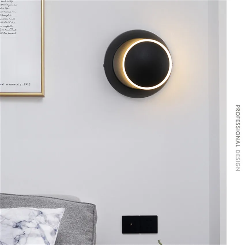 Светодиодная настенная лампа с углом поворота 360 градусов регулируемые