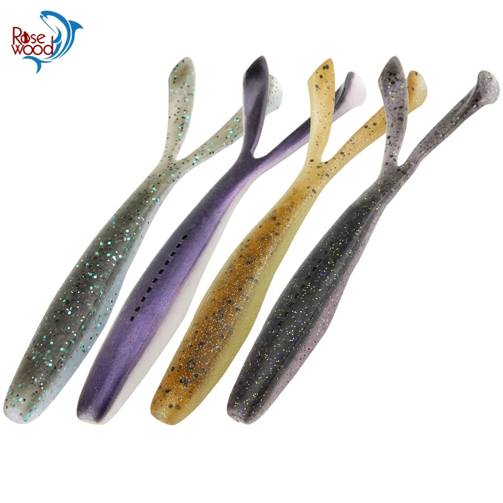 Розовое дерево окунь убийца кролик Хвост уха коническая приманка в виде гольяна