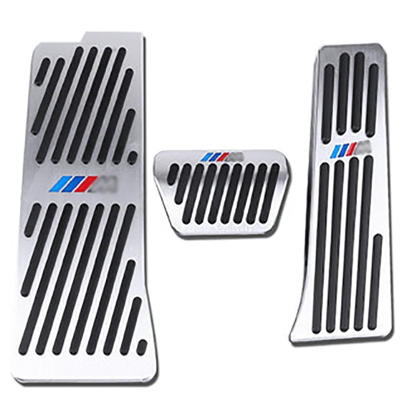 Автомобильная педаль акселератора из нержавеющей стали защитная накладка для BMW