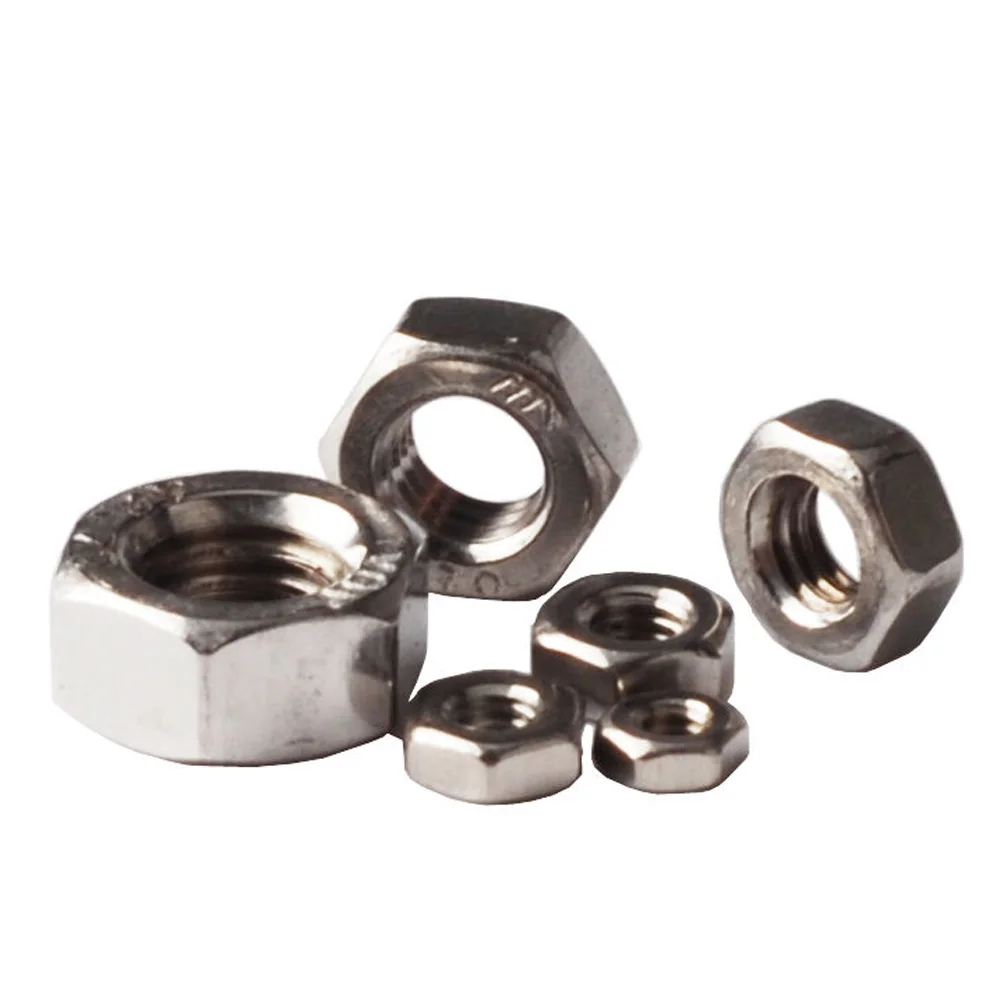 120 шт M2 M6 из нержавеющей стали серебряные шестигранные гайки вставки Ассортимент