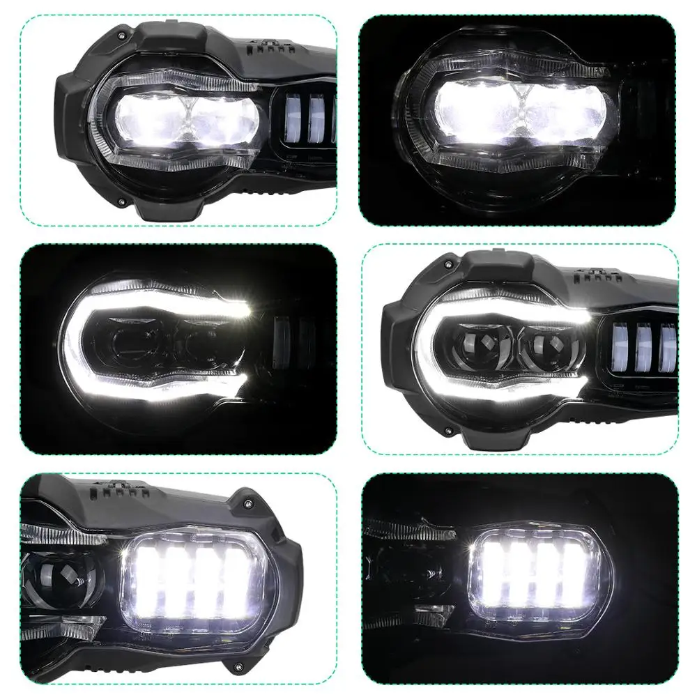 

New Arrival!Motorcycle LED Headlights Projector for BMW R1200GS 2004-2012 R 1200GS ADV Adventure 2005-2013 Moto Lights Assembly