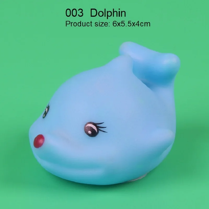 Игрушка для ванны животные плавания вода резиновая игрушка мини сжимающий звук