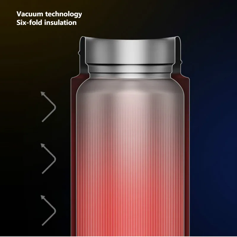 Смарт термос 500 мл бутылка для воды нержавеющая сталь 316 ЖК дисплей температуры