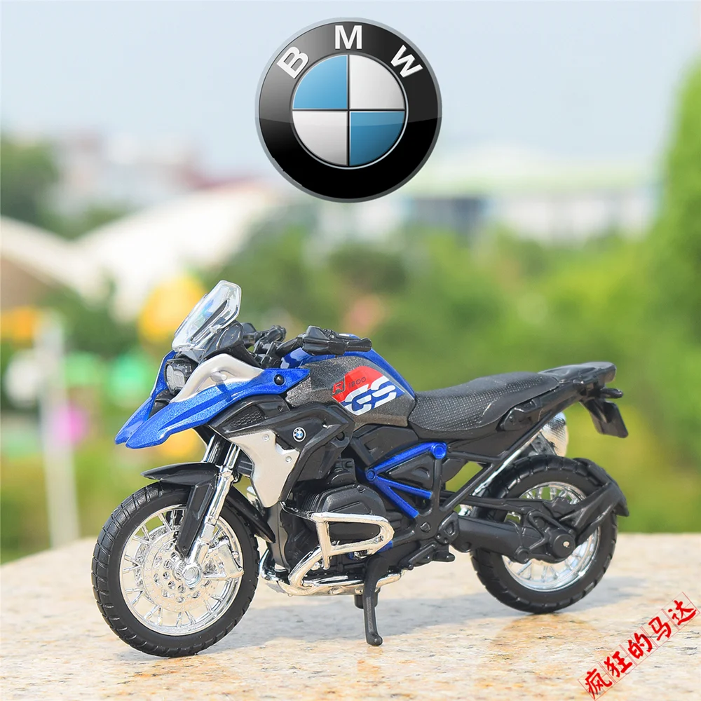 

MaiSto1:18 2017 BMW R1200GS Cross - Country Rally Car Alloy Motorcycle Model Display Toys