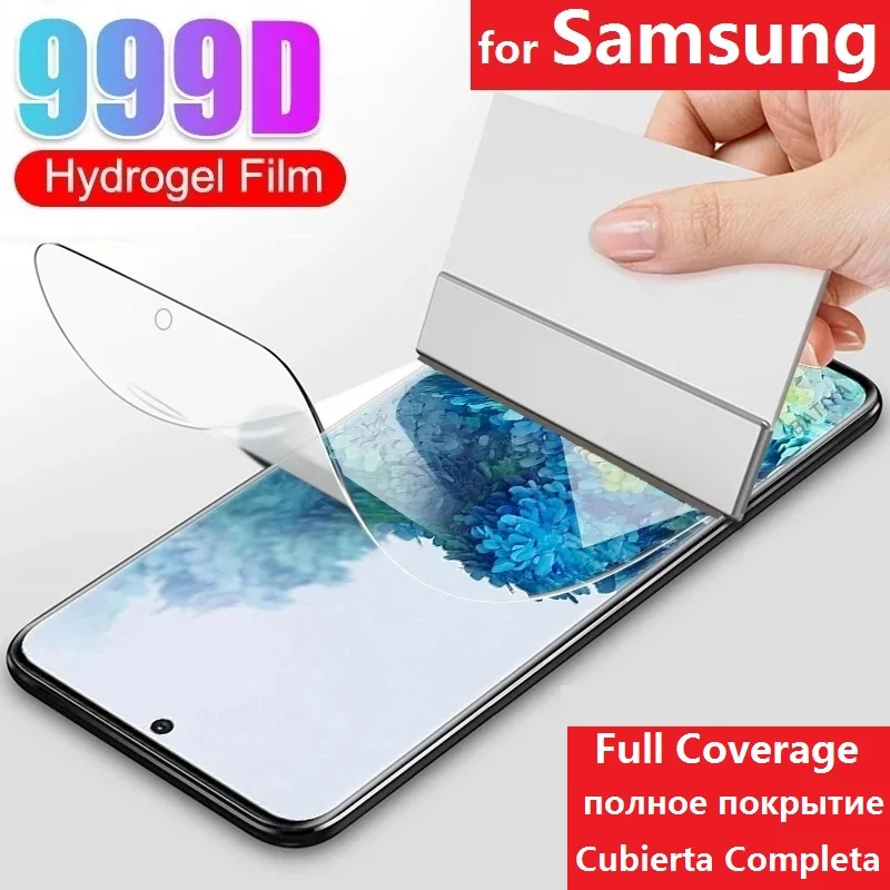 

Hydrogel Film for Samsung Galaxy S21 S20 FE Ultra S10 S9 S8 Plus S10e Note 20 Ultra 10 Plus Screen Protector Foil (Not Glass)