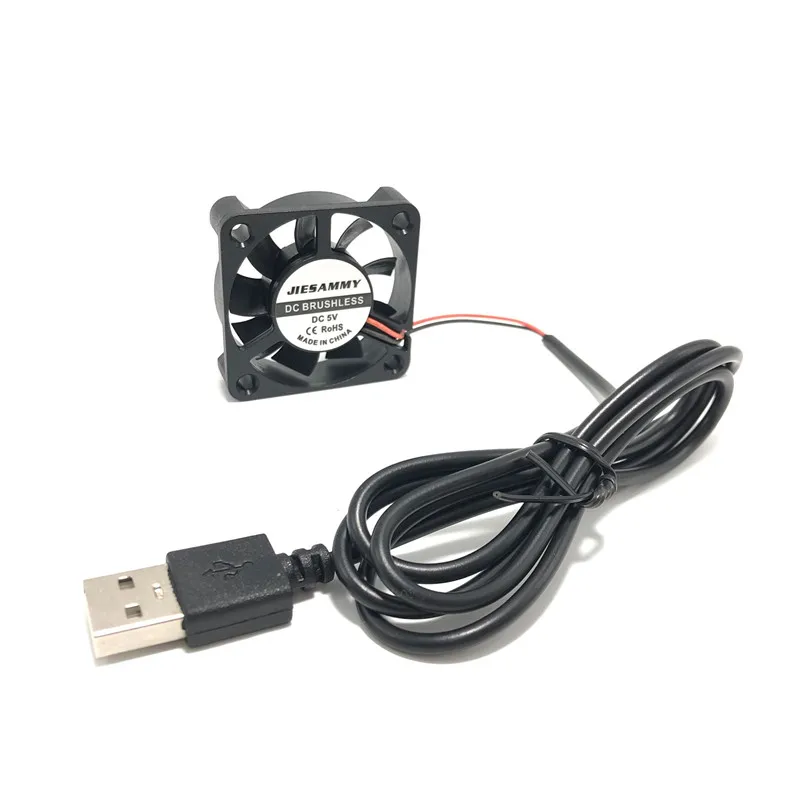 5V Sleeve USB1Meter Вентилятор 40 мм бесшумный 12 В 24 В 5 в USB втулка/2 ШАРИКОПОДШИПНИКА 40 мм x 10 мм 4 см DC бесщеточный вентилятор для 3D принтера кулер радиатор мини-вентилятор - Цвет лезвия: 5V Sleeve USB1Meter