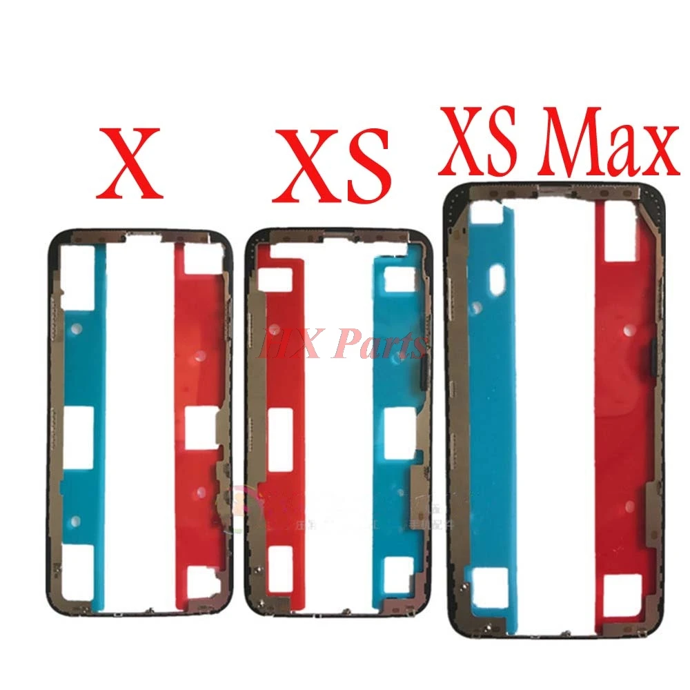 1 компл. Внешнее стекло для фронтального экрана с OCA + рамка в сборе iPhone X XS max 11 PRO MAX