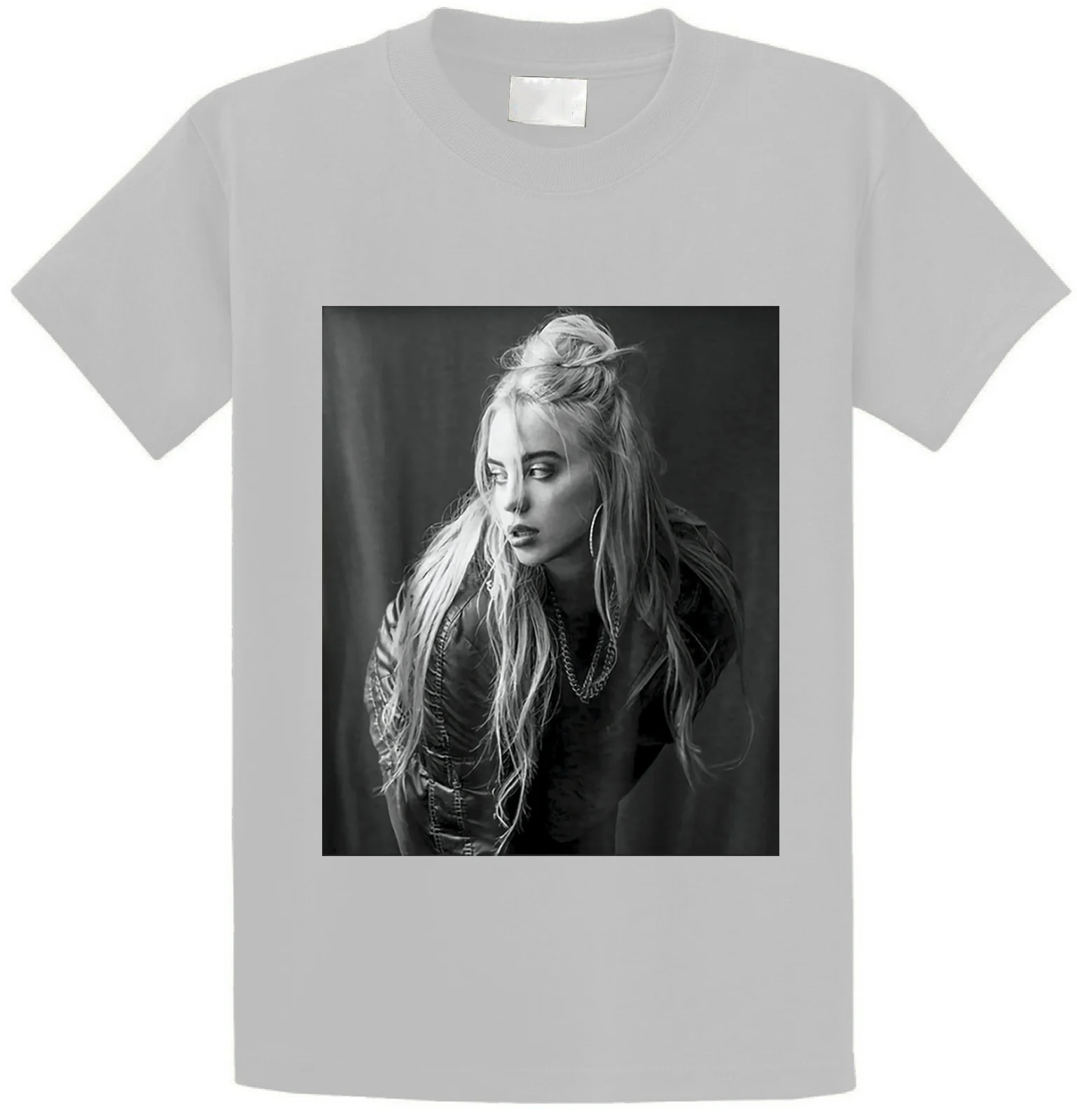 Billie Eilish Fans футболка мы любим Билли эйлиш черные хлопковые мужские футболки из 100%