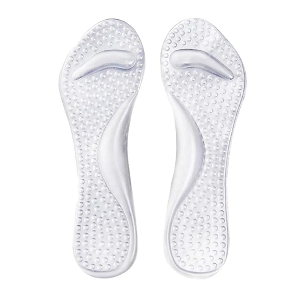 

Hot Sale Transparent Silicone Insoles High Heels Foot Cushion Arch Support Shoes Pads