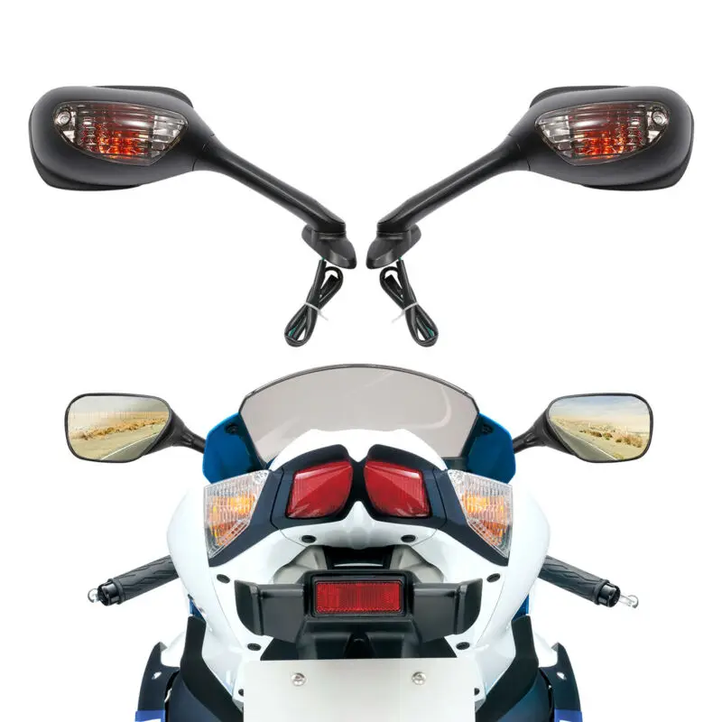 

Поворотный сигнал двигателя мотоцикла, боковое зеркало заднего вида для Suzuki GSXR600 GSX-R 750 2006-2015 GSXR1000 2005-2015