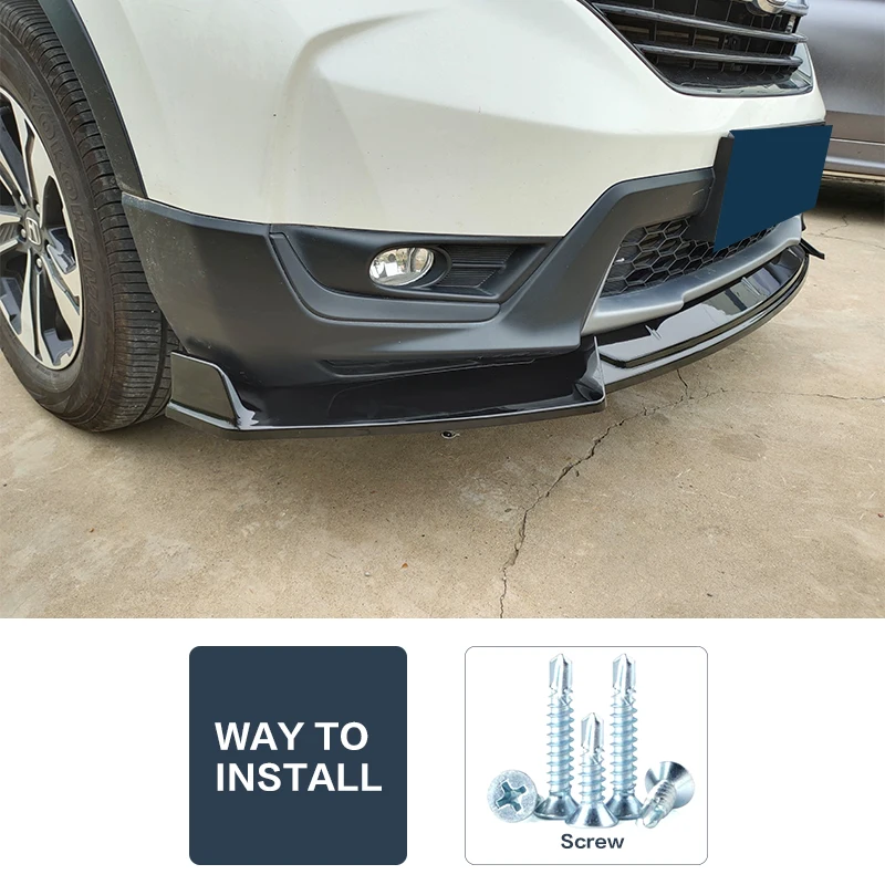 Передний бампер спойлер тела комплект разветвитель для Honda CR-V CRV 2017 - 2020