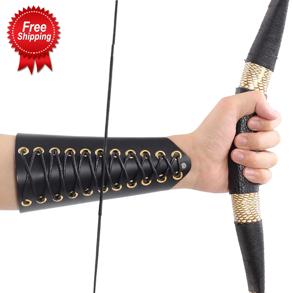 Традиционная защита для рук из коровьей кожи защитный чехол стрельбы лука