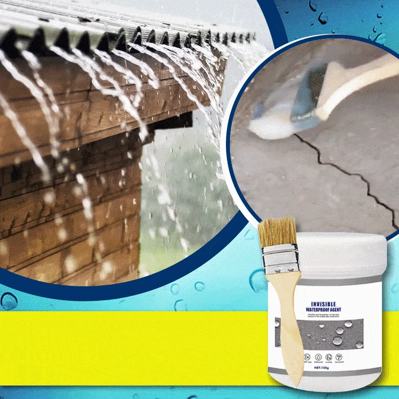 

Waterproof Invisible Adhesive Mighty Sealant Waterproof Paste Repair Glue Polyurethane Leak-Proof Coating for Home Bathroom Roof
