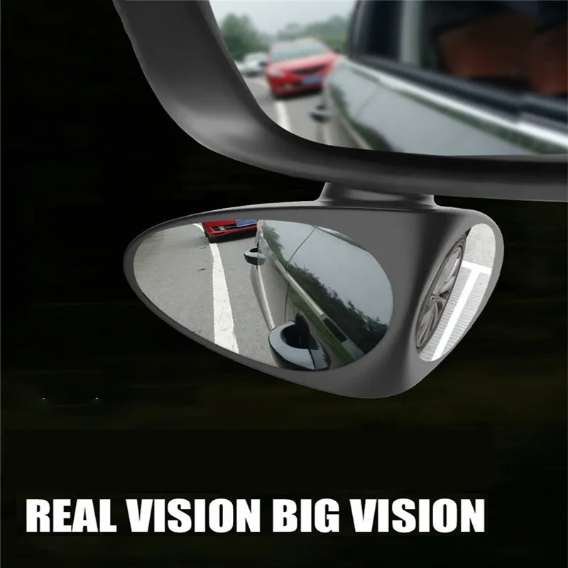 

Hot Selling 360-degree Rotary Adjustable Convex Rearview Mirror Car Blind Spot Mirror Wide Angle Front Mirror Wheel CarAuxiliary