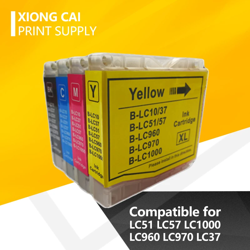Картридж для принтера brother LC51 LC57 LC1000 LC960 LC970 LC37|ink cartridge|compatible ink cartridgecompatible cartridges |
