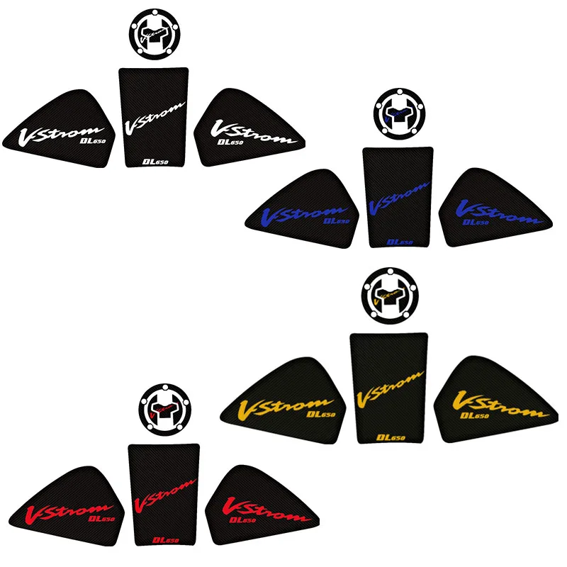 3D противоскользящая наклейка на бак мотоцикла боковая защита колено газа для SUZUKI