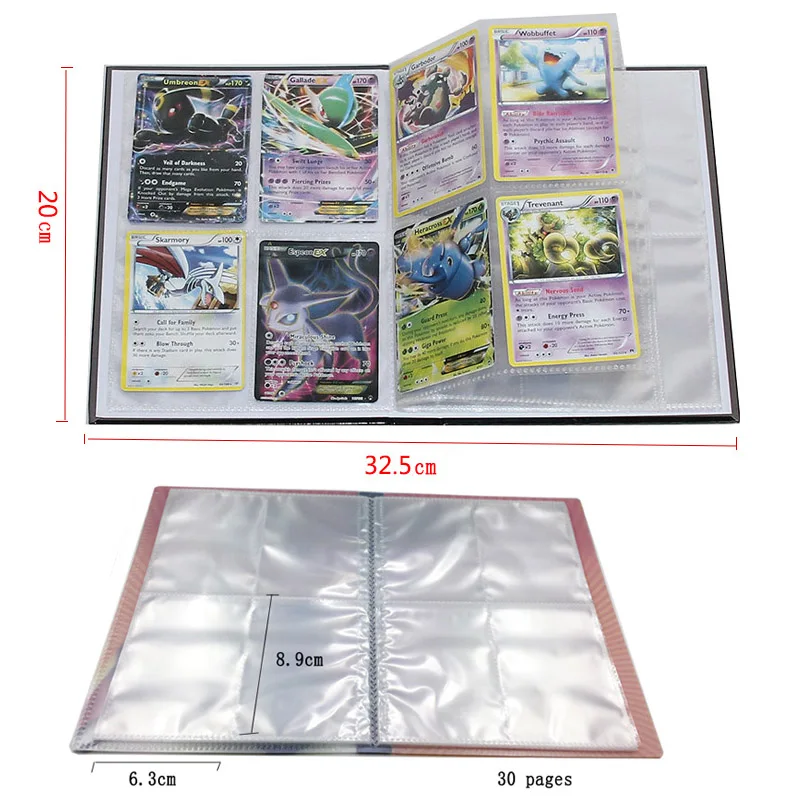 Takara Tomy Pokemon Card 240 шт. держатель Альбом игрушки для детей Коллекция альбом книга