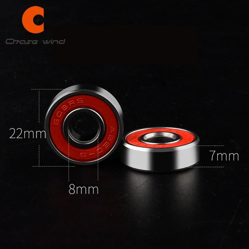 8 шт. скейтборд подшипники 608 роликовые для обуви гладкие скутера длинное колесо