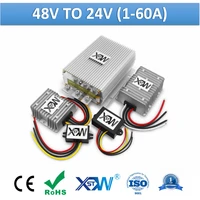 dc to dc 48v to 24v 1a to 60a switching power converter step down 48 volt to 24 volt buck regulator truck voltage transformer
